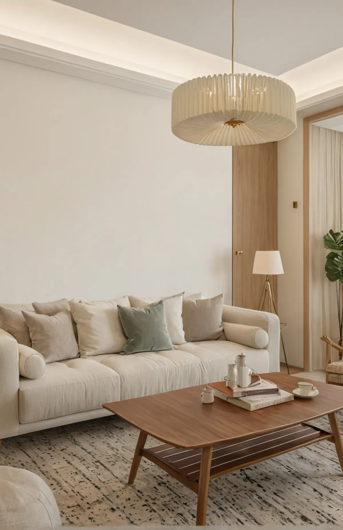Living room with timber joinery