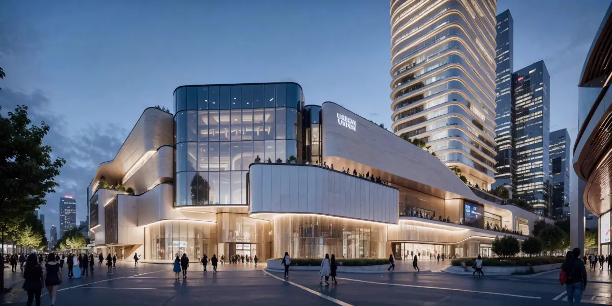 Retail and residential towers